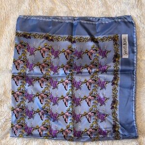 Blue and Purple Butterfly Scarf